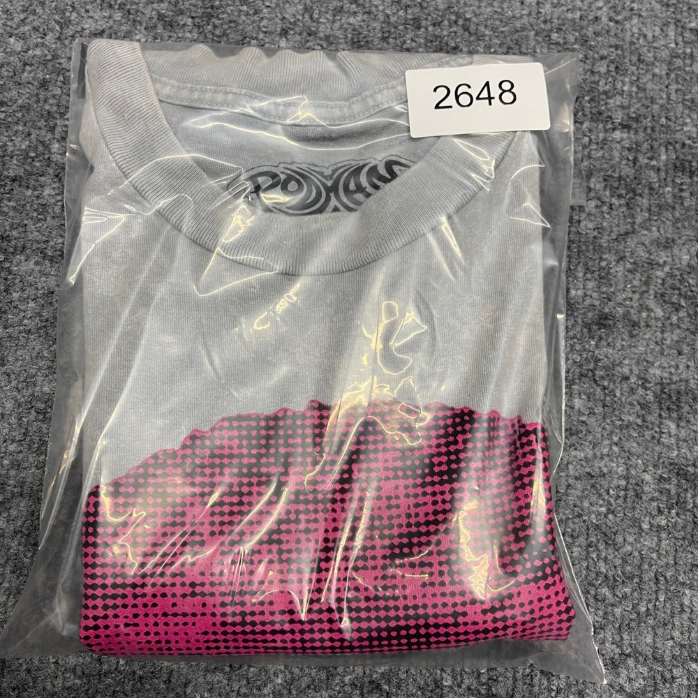 Dennis Rodman Shirt Womens Large Acid Wash Grey Pink Hair NBA Streetwear Tee - Picture 10 of 10